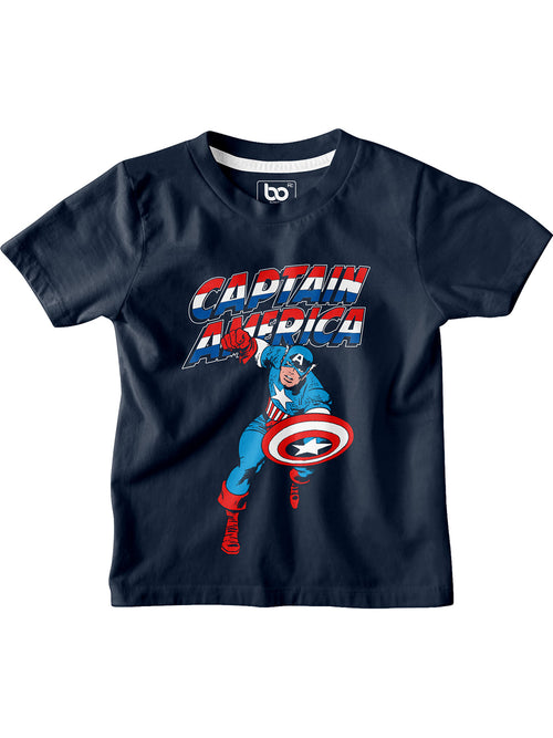 Bonorganik Kids Captian America Co-ords Set T-Shirt & Shorts