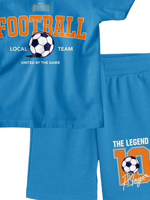 Bonorganik Kids Foot Ball Team Co-ords Set T-Shirt & Shorts