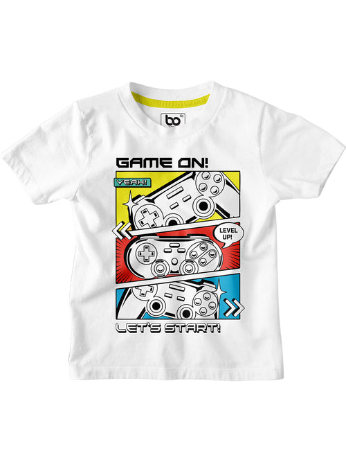 Bonorganik Kids Game On Gamer Co-ords Set T-Shirt & Shorts