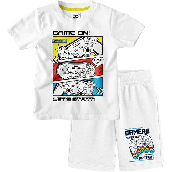 Kids Game On Gamer Co-ords Set T-Shirt & Shorts
