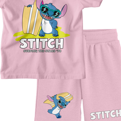 Bonorganik Kids Stitch Co-ords Set T-Shirt & Shorts