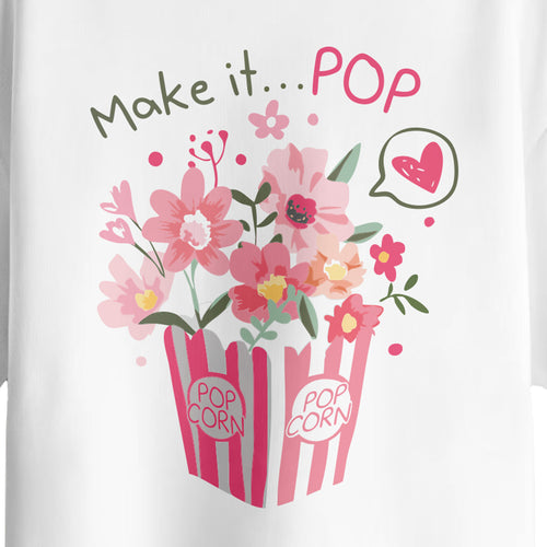 Girl Oversize Printed T-Shirt