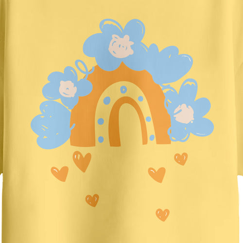 Girl Oversize Printed T-Shirt