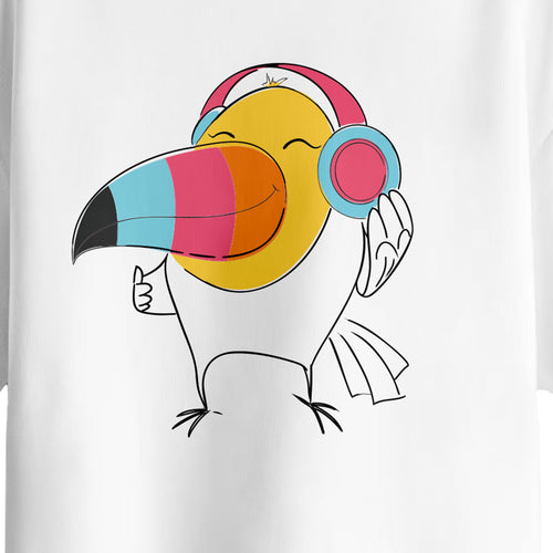 Girl Oversize Printed T-Shirt