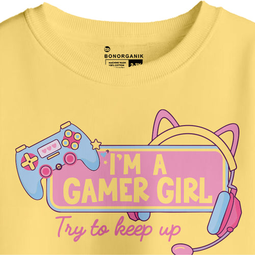 Girl Oversize Printed T-Shirt