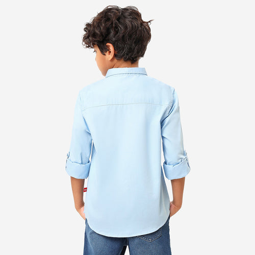 BONKIDS BOYS Embroidery Full Sleeve SHIRTS