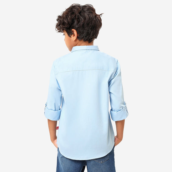 BONKIDS BOYS Embroidery Full Sleeve SHIRTS