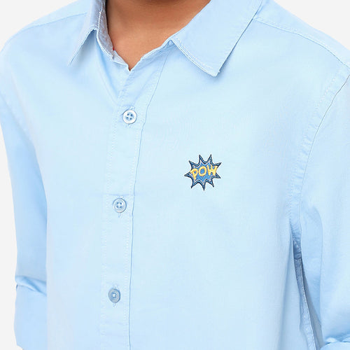 BONKIDS BOYS Embroidery Full Sleeve SHIRTS
