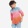 Boys Tie & Dye Full Sleeve Shirt