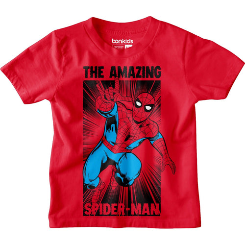 Captain America, Black Boys & Amazing Spidermen Boys Tshirt Combo Pack