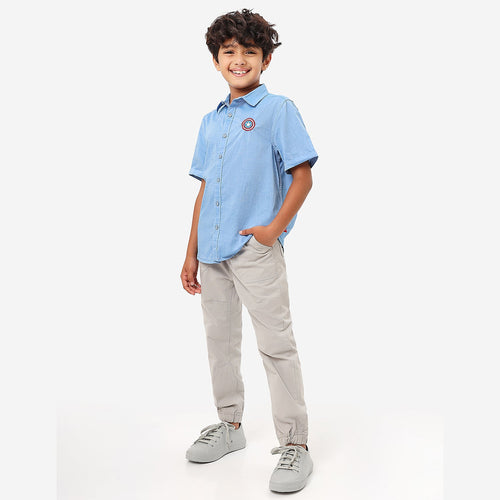 BONKIDS BOYS Captain America Half Sleeve SHIRTS