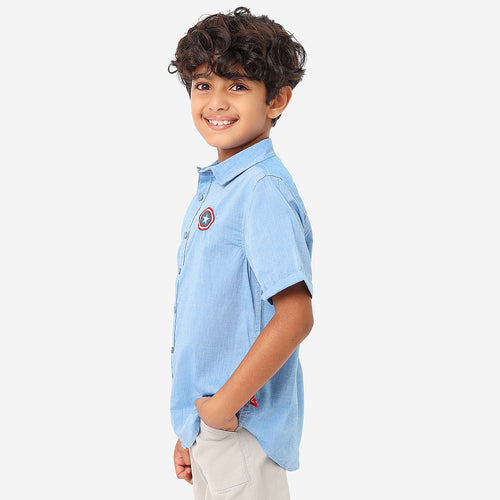 BONKIDS BOYS Captain America Half Sleeve SHIRTS