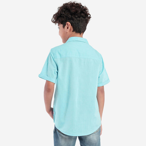 Boys Blue Halfsleeve Shirt
