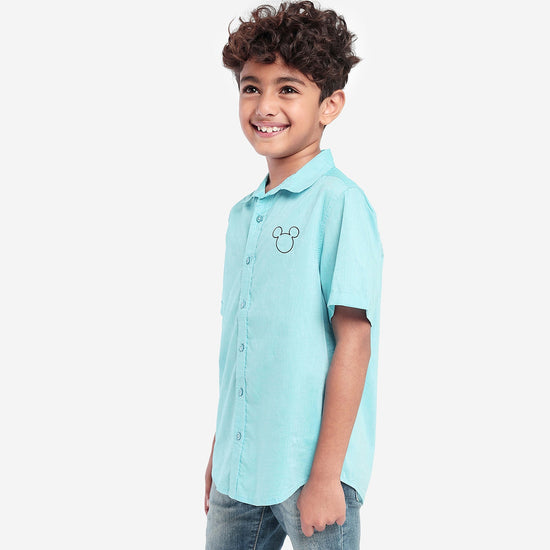 Boys Blue Halfsleeve Shirt