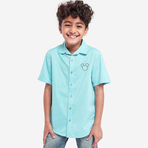 Boys Blue Halfsleeve Shirt