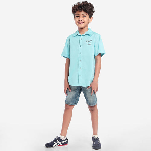 Boys Blue Halfsleeve Shirt