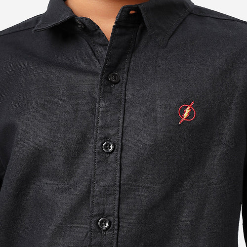 BONKIDS BOYS Avengers Embroidery Full Sleeve SHIRTS