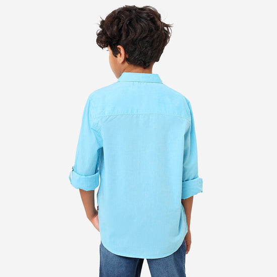 BONKIDS BOYS Lets Play Embroidery Full Sleeve SHIRTS
