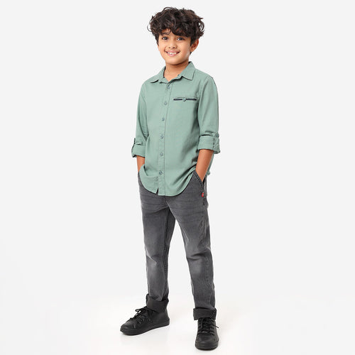 BONKIDS BOYS Solid  SHIRTS
