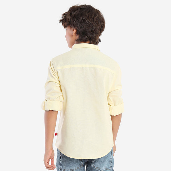 Boys Captain America Embroidery Full Sleeve Shirt