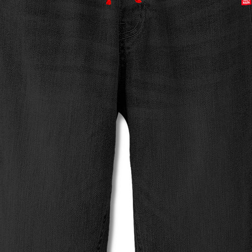 Boys Black Jeans Jogger Fit