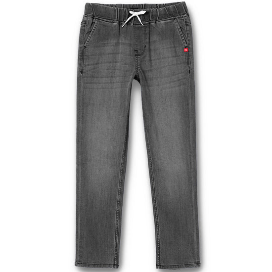 Boys Black Grey Regular Fit Jeans