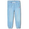 Boys Light Blue Jeans Jogger Fit