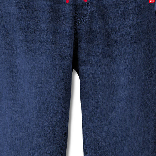 Boys Dark Blue Jeans Jogger Fit