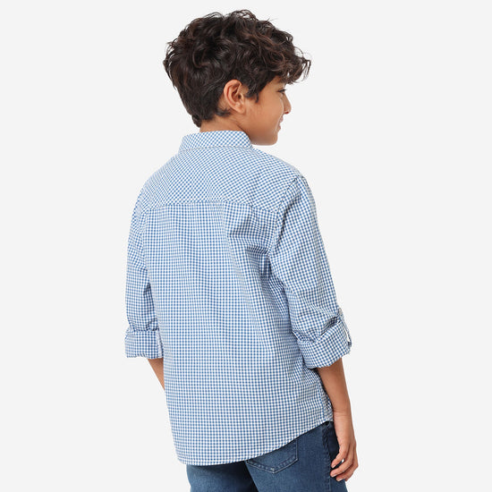 BONKIDS BOYS Checks Full Sleeve SHIRTS