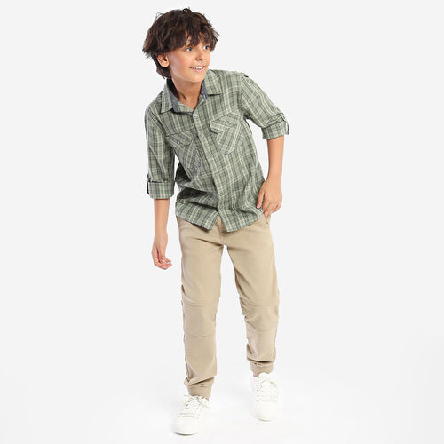 Boys Olive Color Shirt