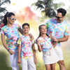 Happy Holi Tie & Dye Matching Tees For The Family