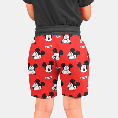 Mickey Red Boys Shorts