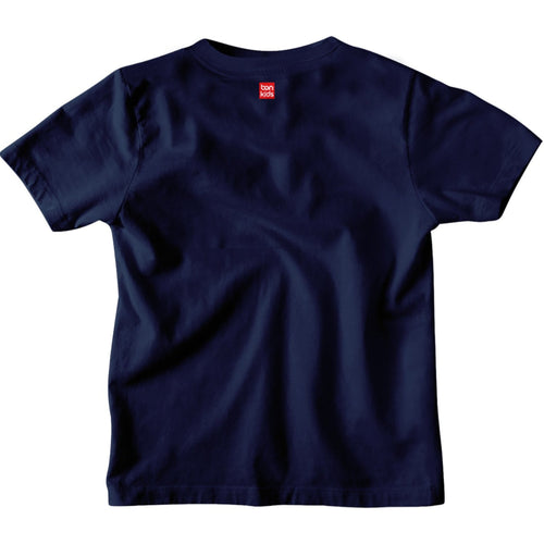 Captain America Navy-blue Boys T-SHIRT