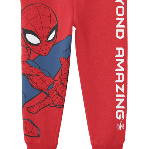 Amazing Spiderman Terry Red Boys Joggers