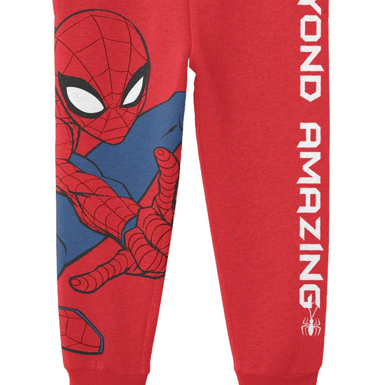 Amazing Spiderman Terry Red Boys Joggers
