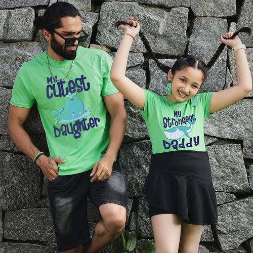 Cutest Daughter/Strongest Daddy Tees