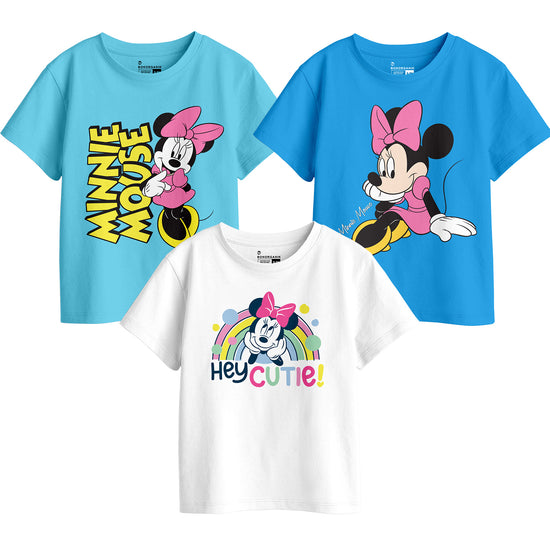 Girls Graphic Printed Combo Tees