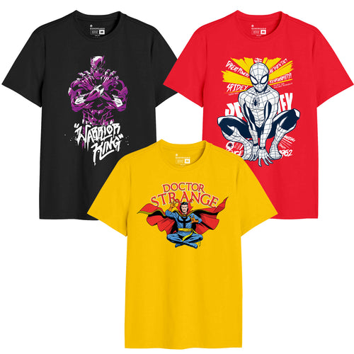 Doc Strange Men Graphic Printed Combo Tees