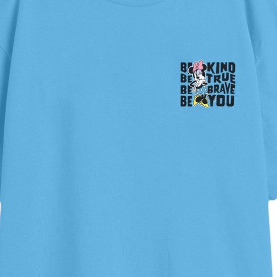 Girls Over Size Tshirt Blue