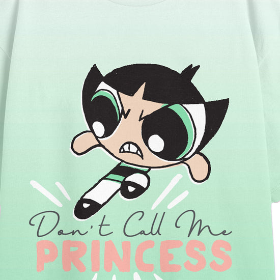 Girls Power Puff Over Size Tshirt