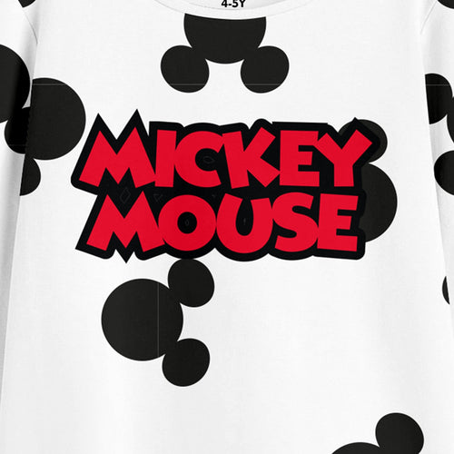 Girls Mickey Mouse Printed Full Sleeve tshirt