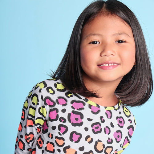 MultiColor Printed Girls Dress