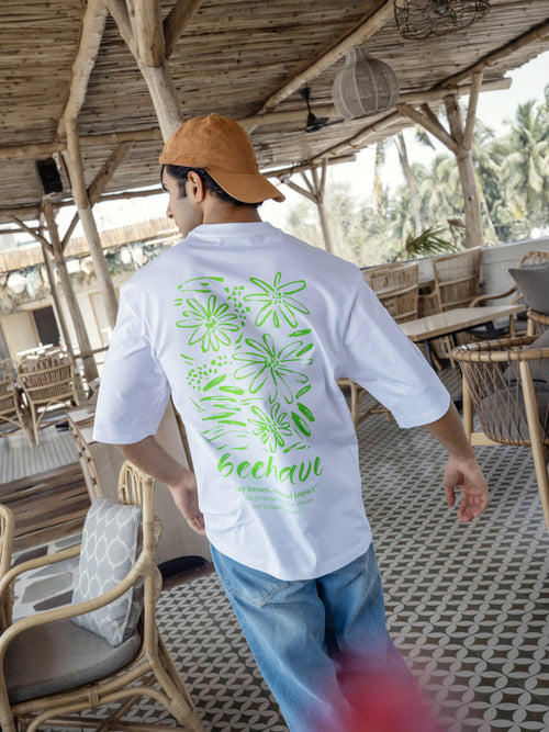 Mens Generic Oversize - Front and back Print Tshirt BON12060