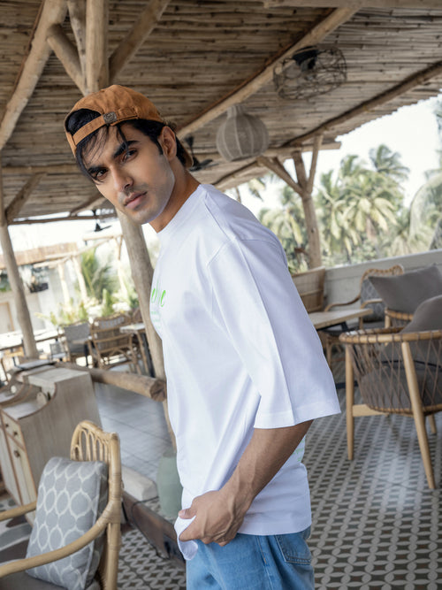 Mens Generic Oversize - Front and back Print Tshirt BON12060