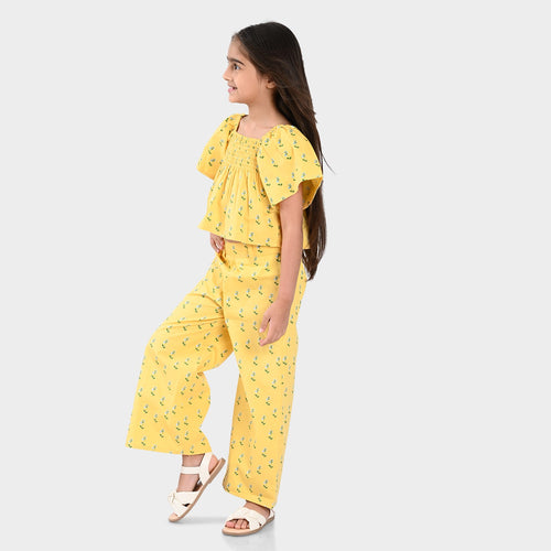 Girls Yellow Clothing Set