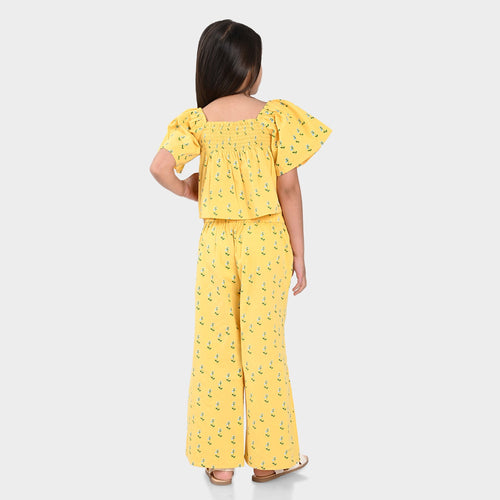 Girls Yellow Clothing Set