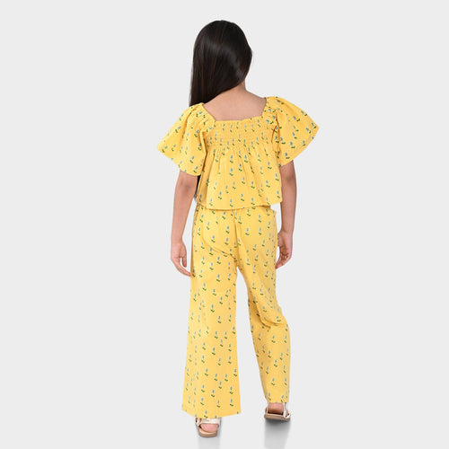 Girls Yellow Clothing Set