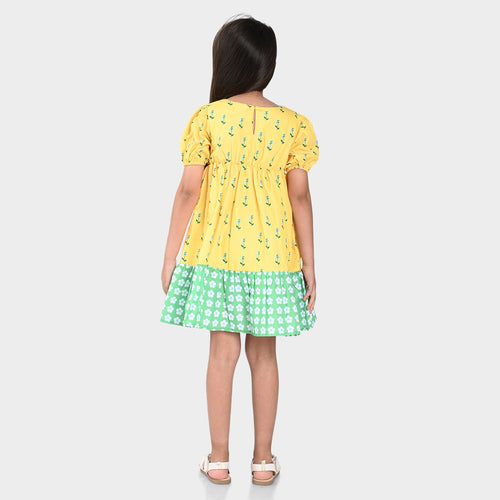 Girls Dress Yellow