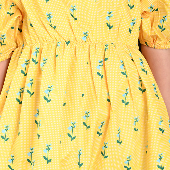 Girls Dress Yellow