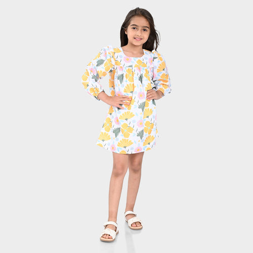 Girls Dress Multi
